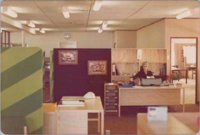 PHOTOGRAPH: HUMES OFFICE INTERIOR CIRCA 1978