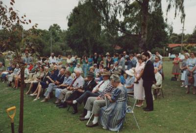 PHOTOGRAPH: CHARLES STOKES RESERVE, EVENT WITH ASSEMBLED GUESTS