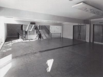 PHOTOGRAPH: SUBIACO CITY HALL PRIOR TO CONVERSION, 1983, INTERIOR