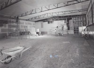 PHOTOGRAPH: SUBIACO CITY HALL DURING CONVERSION 1983-1984, INTERIOR