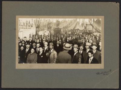 PHOTOGRAPH: MEETING, POSSIBLY RADIO SOCIETY