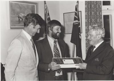 PHOTOGRAPH: PRESENTATION TO SIR WALLACE KYLE