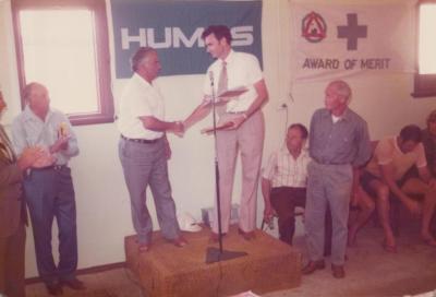 PHOTOGRAPH: HUMES, PRESENTATION SAFETY AWARDS