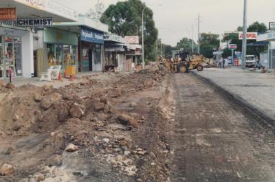 PHOTOGRAPH: HAMPDEN ROAD ROADWORKS 1991