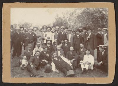 PHOTOGRAPH: GROUP OF MEN