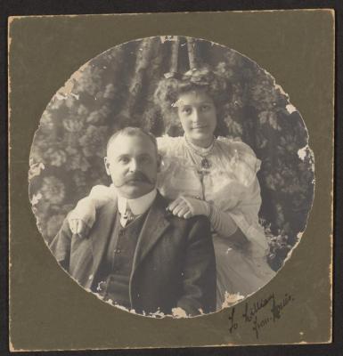 PHOTOGRAPH: LILLIAN PHILP AND LOUIS MARSH