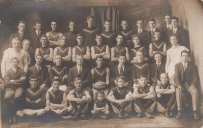 POSTCARD: POSTCARD: SUBIACO 'B' GRADE 1914 (FOOTBALL)