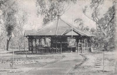 POSTCARD - SUBIACO TEA ROOMS KINGS PARK