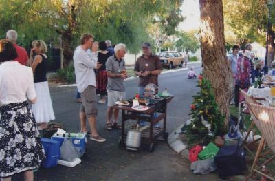 PHOTOGRAPH: RESIDENTS AT CHESTER STREET ANNUAL STREET PARTY CHRISTMAS 2007