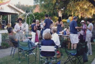 PHOTOGRAPH: RESIDENTS AT CHESTER STREET ANNUAL STREET PARTY CHRISTMAS 2007