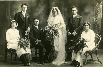 PHOTOGRAPH (DIGITAL): WEDDING OF JESSIE AND OSWALD WEARNE, WEARNE FAMILY COLLECTION