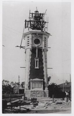 PHOTOGRAPH: (Copy) SUBIACO WAR MEMORIAL UNDER CONSTRUCTION