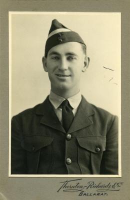 PHOTOGRAPH (DIGITAL): LAURENCE KEITH NICHOLL IN WORLD WAR TWO FORMAL UNIFORM