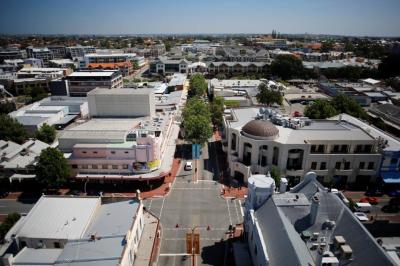 PHOTOGRAPH (DIGITAL): AERIAL PHOTOGRAPH OF ROKEBY ROAD LOOKING NORTH FROM REGAL THEATRE