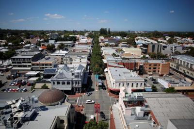 PHOTOGRAPH (DIGITAL): AERIAL PHOTOGRAPH OF ROKEBY ROAD AT THE HAY STREET INTERSECTION