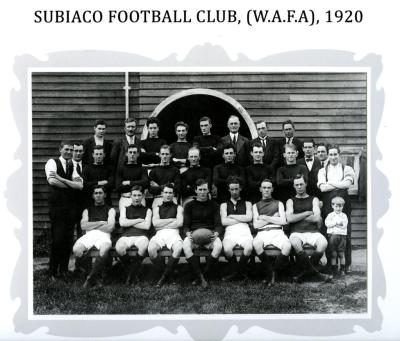 PHOTOGRAPH (REPRODUCTION): SUBIACO FOOTBALL CLUB, 1920