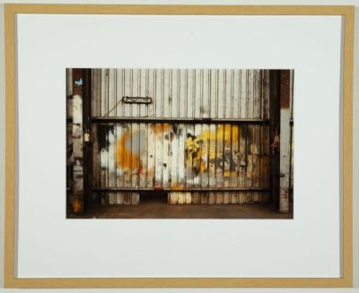 PHOTOGRAPH (FRAMED): PUBLIC ART: 'TRANSITION ZONE #0122 YELLOW WALL', ALEX MILLER