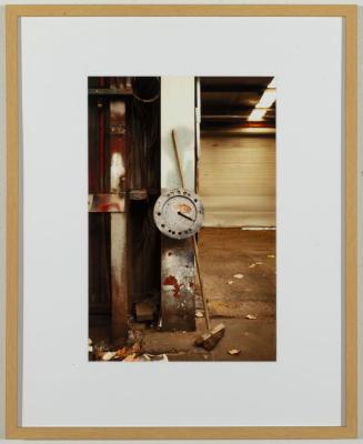 PHOTOGRAPH (FRAMED): PUBLIC ART: 'TRANSITION ZONE #0902 BROOM', ALEX MILLER