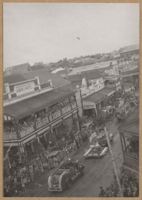 PHOTOGRAPH (DIGITAL): PARADE ON ROKEBY ROAD, FROM ALBUM 'CELEBRATIONS ON SUBIACO 1952'