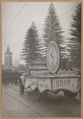 PHOTOGRAPH (DIGITAL): SUBIACO TRADERS ASSOCIATION FLOAT, FROM ALBUM 'CELEBRATIONS ON SUBIACO 1952'