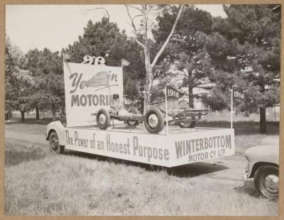 PHOTOGRAPH (DIGITAL): WINTERBOTTOM MOTOR CO LTD FLOAT, FROM ALBUM 'CELEBRATIONS ON SUBIACO 1952'