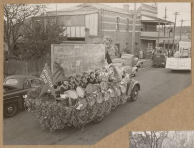 PHOTOGRAPH (DIGITAL): ATHLETICS FLOAT, FROM ALBUM 'CELEBRATIONS ON SUBIACO 1952'