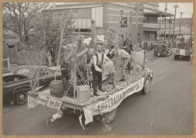 PHOTOGRAPH (DIGITAL): AUSTRALIA REGATTA FLOAT, FROM ALBUM 'CELEBRATIONS ON SUBIACO 1952'