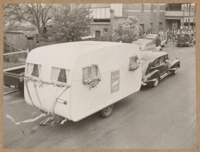 PHOTOGRAPH (DIGITAL): RAVENS CARAVANS, FROM ALBUM 'CELEBRATIONS ON SUBIACO 1952'