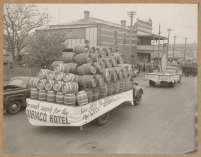 PHOTOGRAPH (DIGITAL): SUBIACO HOTEL FLOAT, FROM ALBUM 'CELEBRATIONS ON SUBIACO 1952'