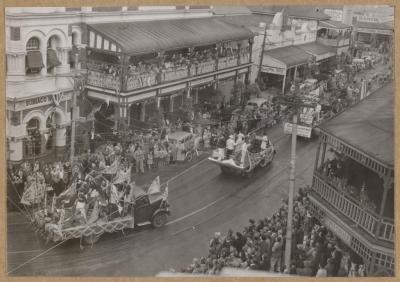 PHOTOGRAPH (DIGITAL): PARADE ON ROKEBY ROAD, FROM ALBUM 'CELEBRATIONS ON SUBIACO 1952'