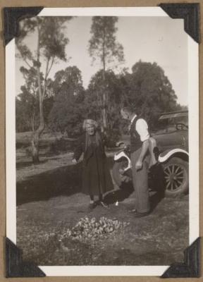 PHOTOGRAPH (DIGITAL): MRS FUTCHER AND BERT CONGDON, FROM CONGDON FAMILY ALBUM