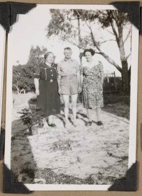 PHOTOGRAPH (DIGITAL): PEARL, BERT, AND MRS BENNETTS, ROCKINGAM, WA, FROM CONGDON FAMILY ALBUM