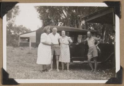 PHOTOGRAPH (DIGITAL): PEARL, BERT, MRS BENNETS, AND ERN, ROCKINGHAM, WA, FROM CONGDON FAMILY ALBUM