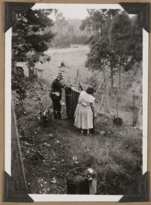 PHOTOGRAPH (DIGITAL): BERT CONGDON AND MRS STEINLIN, NANNUP, FROM CONGDON FAMILY ALBUM