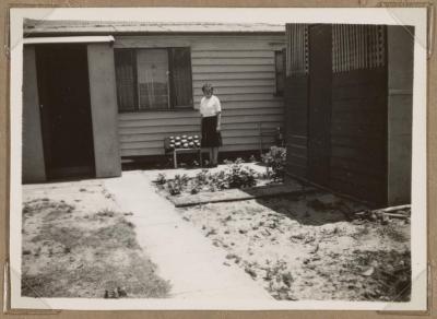 PHOTOGRAPH (DIGITAL): THELMA GREEN AND POTATOES, FROM CONGDON FAMILY ALBUM