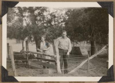 PHOTOGRAPH (DIGITAL): MRS STEINLIN AND FRIEND, NANNUP, FROM CONGDON FAMILY ALBUM