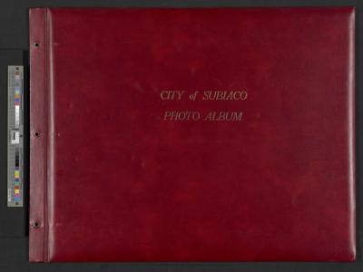 PHOTOGRAPH (ALBUM): RED PHOTOGRAPH ALBUM 'CITY OF SUBIACO'