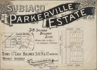 ESTATE PLAN (DIGITAL): PARKERVILLE ESTATE, SUBIACO