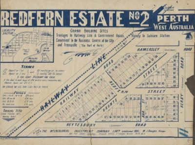 ESTATE PLAN (DIGITAL): REDFERN ESTATE, NUMBER 2, SUBIACO