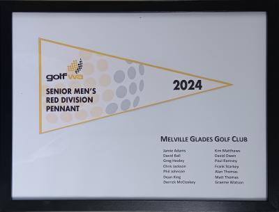 PENNANT - SENIOR MEN RED DIVISION 2024