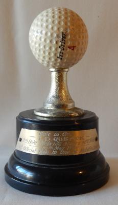 JOHN CUSACK HOLE IN ONE TROPHY 1969