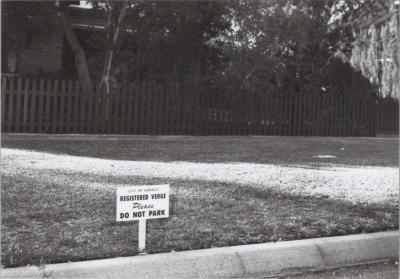 PHOTOGRAPH: 'REGISTERED VERGE', JUNE 1993