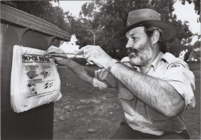 PHOTOGRAPH: 'CITY RANGER, DAVE TONKIN', JUNE 1993