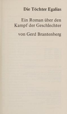 Die Toechter Egalias