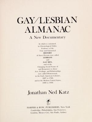 Gay/Lesbian Almanac