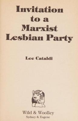 Invitation To A Marxist Lesbian Party