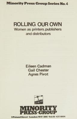 Rolling Our Own