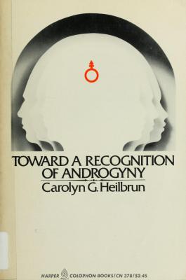 Toward A Recognition Of Androgyny