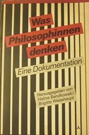 Was Philosophinnen Denken