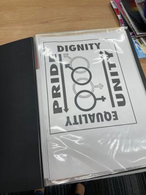 A3 Display Folio of Pride Ephemera